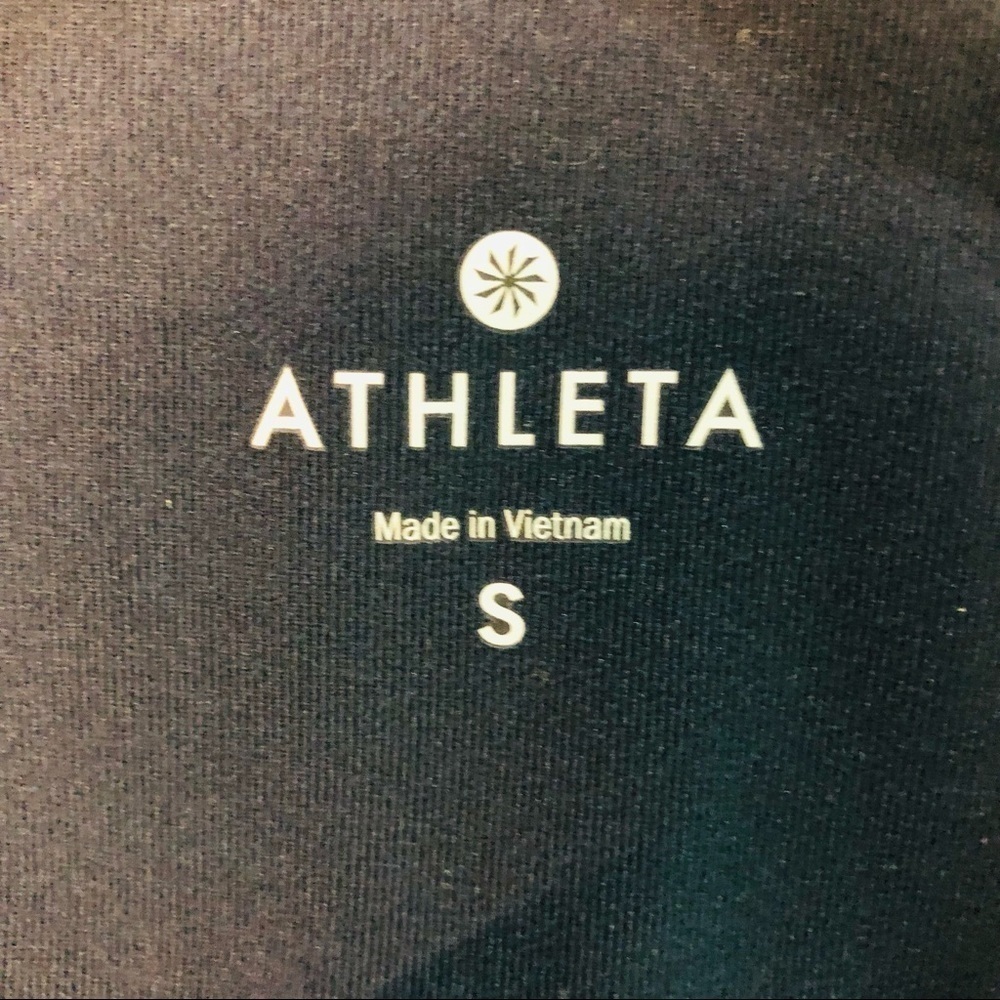 ATHLETA - WOMENS BLUE FLORAL LEGGINGS SIZE SMALL - Picture 6 of 9